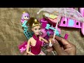 Barbie Doll ASMR Pretty Castle Playset 12 Minutes Satisfying with Unboxing Pretty Pink Castle Toyset