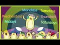 Seven Days a Week | Days of the Week Song | The Singing Walrus