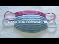 How To Crochet Easy Face Mask, Tutorial for Beginners with Basic Stitches