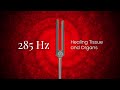 285 Hz Solfeggio Frequency | Tuning Fork | Heals & Regenerates Tissues | Pure Tone