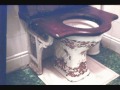 old mansion with toilet