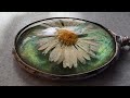 DIY 🌸 How to Make Jewelry from Flowers? How It's Done? 🌸 Daisy In Resin 🤍 Pendant