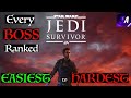 All Star Wars Jedi Survivor Bosses Ranked Easiest to Hardest