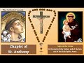 Chaplet of St Anthony of Padua (For 13 Petitions & Favors)