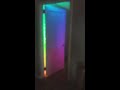 neopixels around door, outside