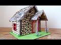 Building Mini Log Cabin from Peanuts