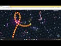 Playing slither.io!