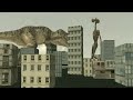 Siren head vs t rex dinosour in real life fight / A short film