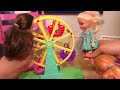 Belle's cabin ! Elsa & Anna toddlers & Tiana - special pet - bedtime