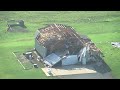 Structures near Hydro destroyed by overnight storms, tornado