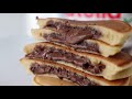Nutella Stuffed Pancake Recipe | How To Make Nutella Pancake | Top Tasty Recipes