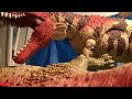 CERATOSAURUS VS STEGOSAURUS (Stop Motion Animation) #Dominion #jurassicworld #stopmotion #hammond