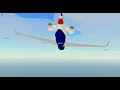 PTFS Roblox (First Recording) My Plane Crashed!