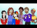 Digital Circus as HUMANS (Speedpaint + Commentary)