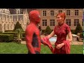 Spiderman salva a Mary Jean - Escena del Tejado