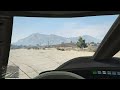 Grand Theft Auto V | Landing Sandy Shore with Private Jet. 4K graphism