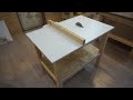 Making a simple table saw / Homemade table saw part 1