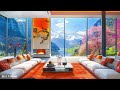 Delicate Jazz Space 🌸 Calm Jazz Instrumental Music for Study, Work, Focus in Luxury Apartment