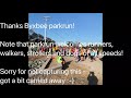 Running at the launch of Byxbee parkrun, California!