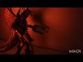 Gigan red lighting roar