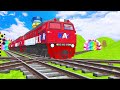 【踏切アニメ】スマートトレインTHOMAS TRAINS ATTACK VS PACMAN🚦Fumikiri 3D Railroad Crossing Animation #train