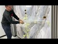 Learn to install a wood alternative for walls with a marble alternative, the pinnacle of creativity