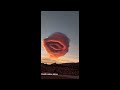 UFO Cloud Recorded In Sky Above Bursa, Turkey