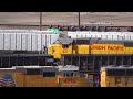 {4K} 33 Minutes of action in Union Pacific's Bailey Yard! The biggest train yard in the world!