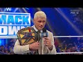 Cody Rhodes comes face-to-face with Logan Paul - WWE SmackDown 5/10/2024