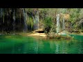 Relaxing music with waterfalls ambiance