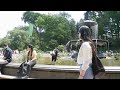 A man stealing coins from Bethesda Fountain