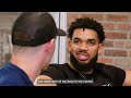 BTS look back with Karl-Anthony Towns on his road to return for the Playoffs