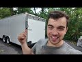I Rebuilt a TOTALED $800 Enclosed Car Trailer and Made it Look Like NEW