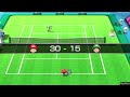 Mario Sports Superstars - Baby Mario Vs. Baby Luigi (Tennis)