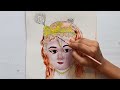 Krishna painting And flute music 🎶🎶 ll Krishna painting ke sath basuri ka voice ke sath
