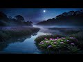 Peaceful night 💜Calm Relaxing Sleeping Music 🌸Stop overthinking 🌸