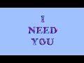 DJ. UNKNONE - I Need You (Lyric Video)