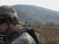 Combat footage in Afghanistan