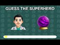 Guess the Superhero by Emoji | Marvel & DC Superheroes | Emoji Quiz