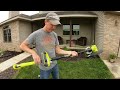 Ryobi P2080 String Trimmer/Edger Test | First time Using