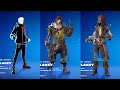 Fortnite x Pirates of the Caribbean: Cursed Jack Sparrow doing All Funny Built-In Emotes
