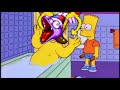 Bart hits Marx with a chair