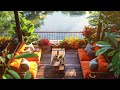 Morning Summer Jazz - Peaceful Lakeside Coffee Porch Ambience with Sweet May Jazz for Good Moods