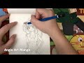 Draw with me! How to draw manga girl in real time