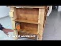 1 Month in 10 Minutes! This Skillful Man Build a Workbench With 20 Functions