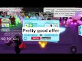 Trading NEON zodiac minion chick in Rich Adopt me servers *OVERPAYS* | Roblox