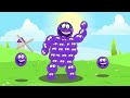 New heroes in the game about the red ball 4. Animated battle. series 11