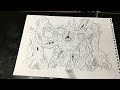 My speed drawing art Simple Mind Flayer stranger things ￼