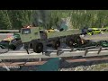 Collapsing Bridge Pileup Car Crashes #27 - BeamNG DRIVE | SmashChan