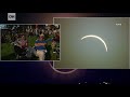 2017 eclipse: First moment of totality